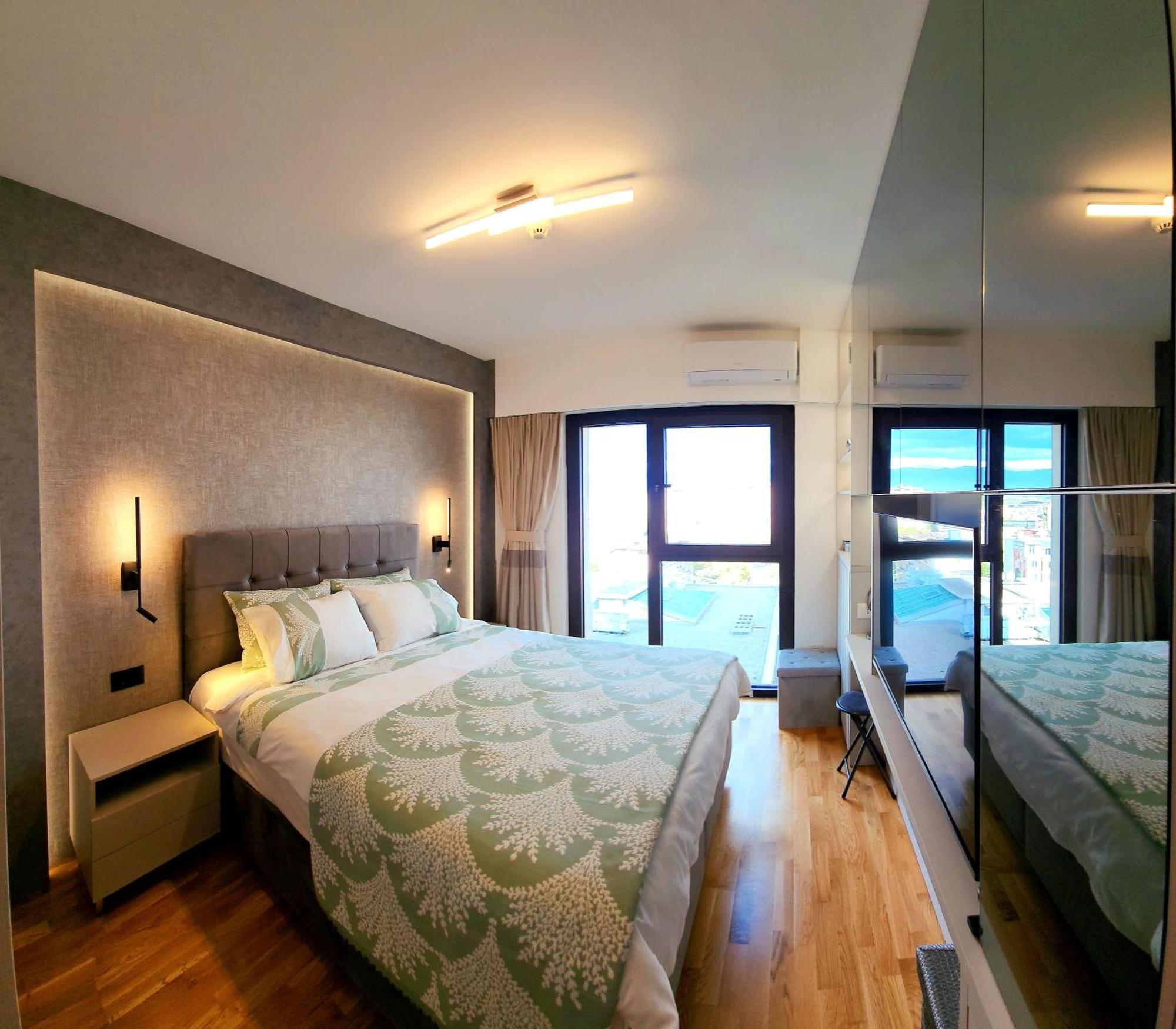 Diamond Residences 10Th Fl. Lux Apt. W/ City View Скопие Екстериор снимка